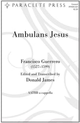 Ambulans Jesus ATBB choral sheet music cover
